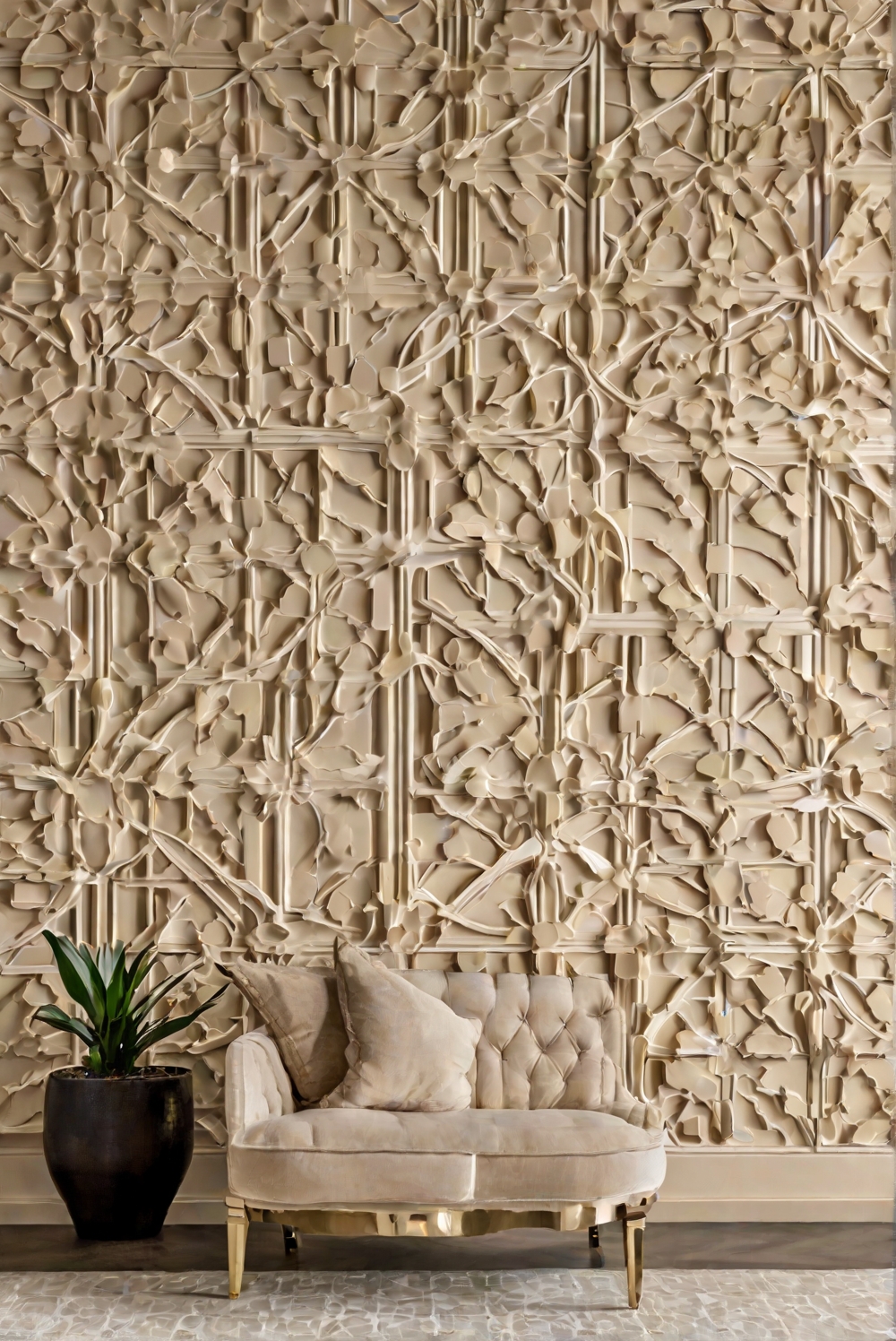 Accessible Elegance: Transforming Walls with Beige Tones