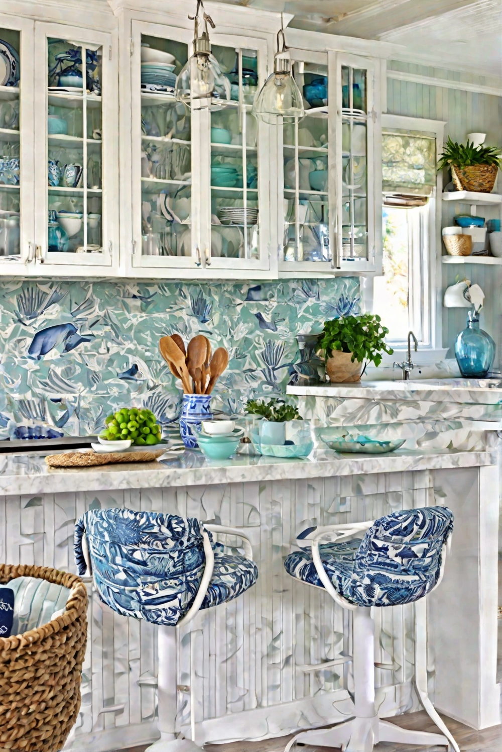 Coastal Serenity: Creating a Relaxing Kitchen Escape