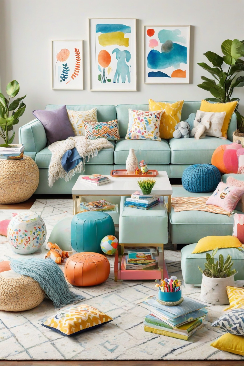 How to Design a Kid-Friendly Living Room (Your Guide 2024)