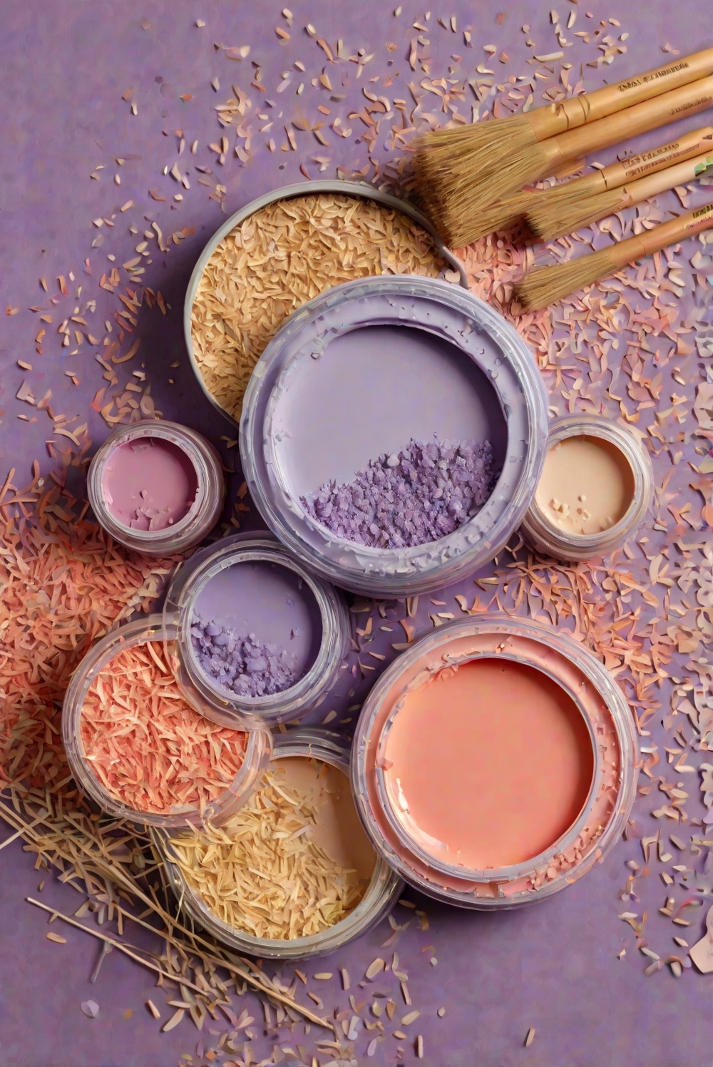 Sunset Serenade 2024: Lavender and Coral Color Harmony