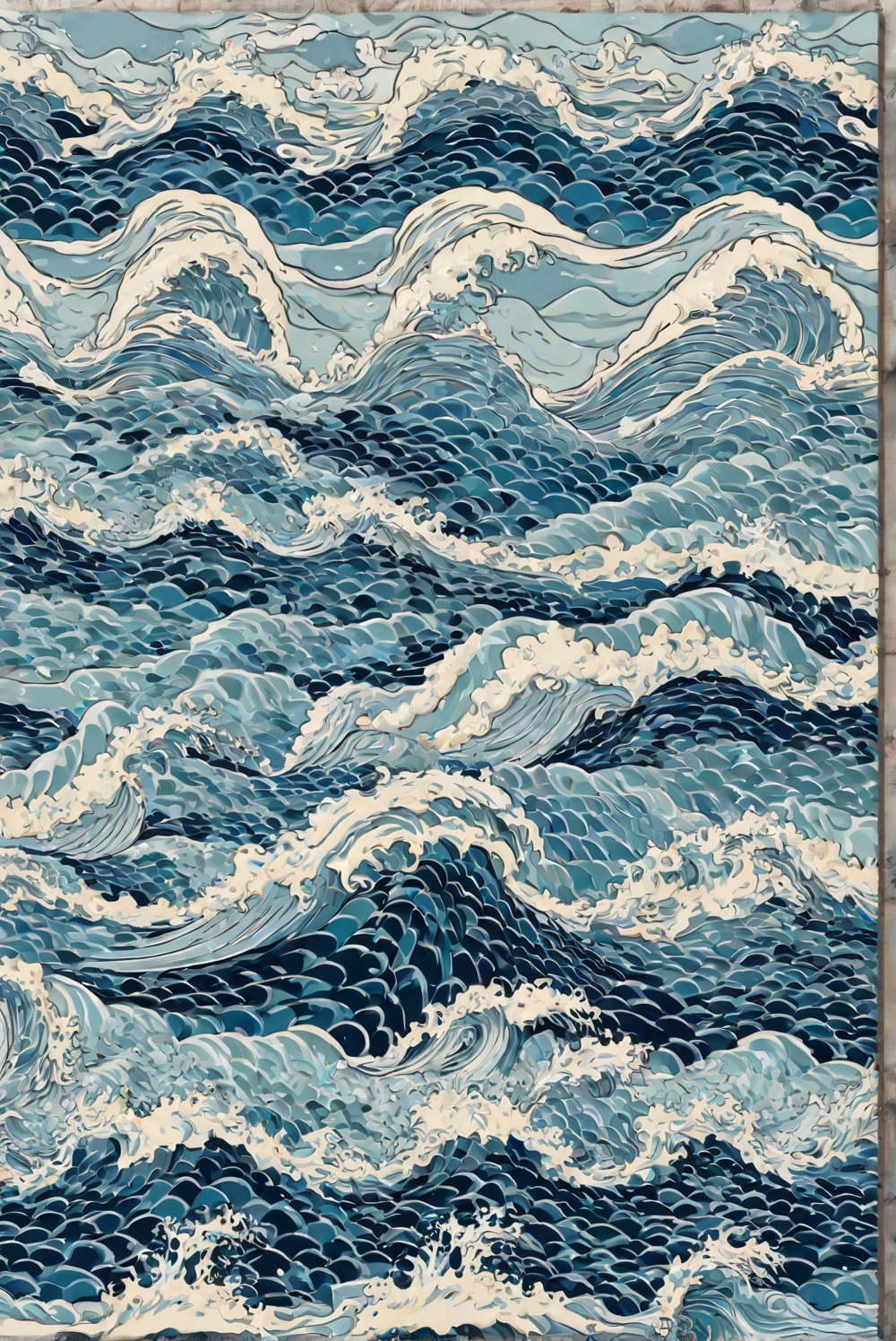 Seaside Sophistication: Elevating Your Kitchen with Blue Waves