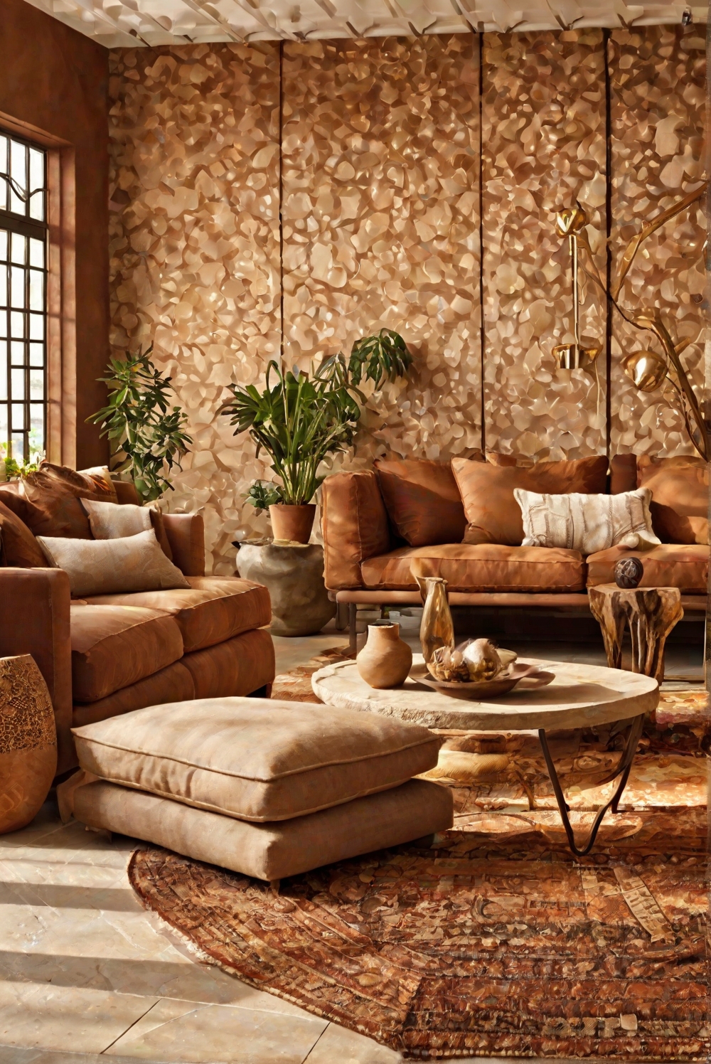 Warm Terra: Adding Earthy Elegance to Your Living Room