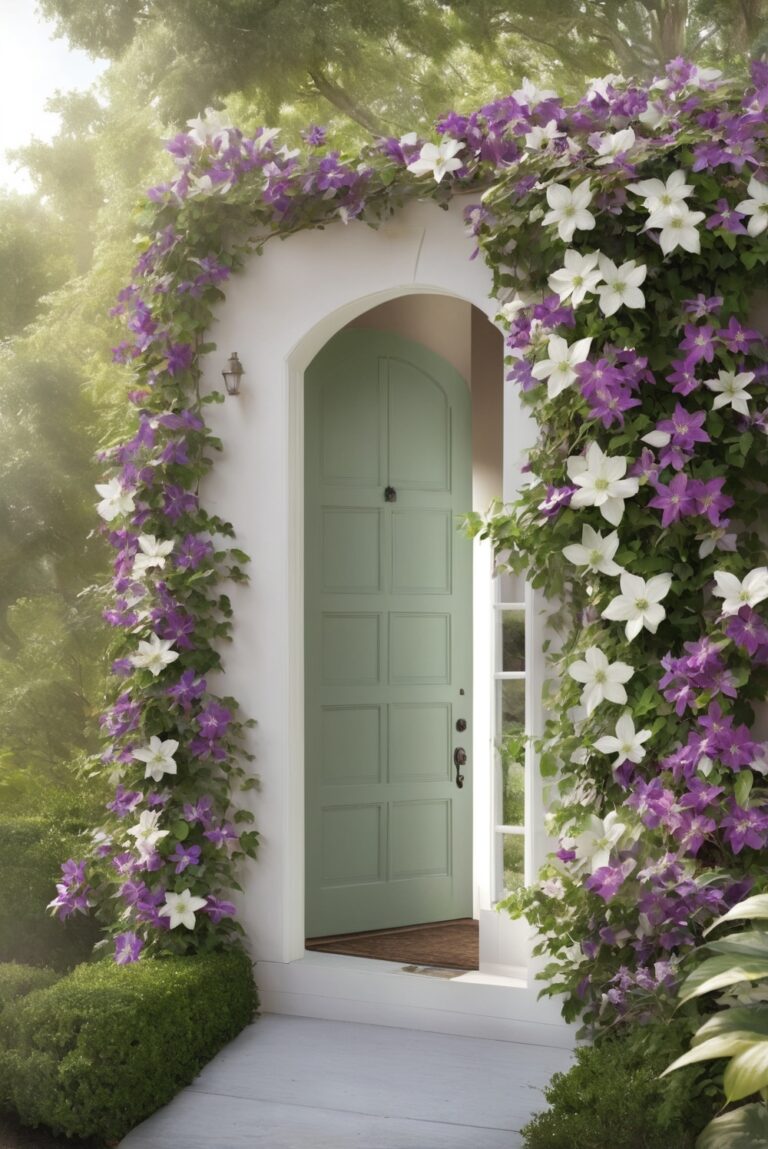 How to Showcase Clematis with Beautiful Trellis Designs and Ideas