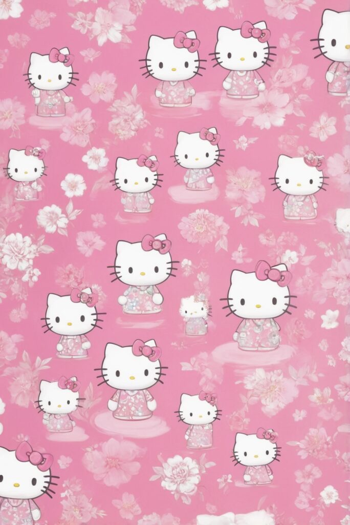 Sanrio Hello Kitty Playful-Elite 3D Rucksack – Rosa, 25x30 Cm, 7 Liter, Für Kindergarten & Vorschule