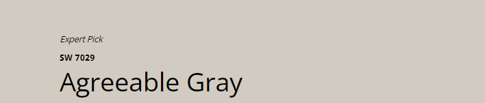 Sherwin Williams Agreeable Gray (SW 7029)
A balanced gray with subtle purple hues, creating a versatile and stylish backdrop.