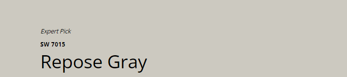 Sherwin Williams Repose Gray (SW 7015)
A versatile, light gray with warm undertones that provides a neutral backdrop, making the room feel spacious and modern.