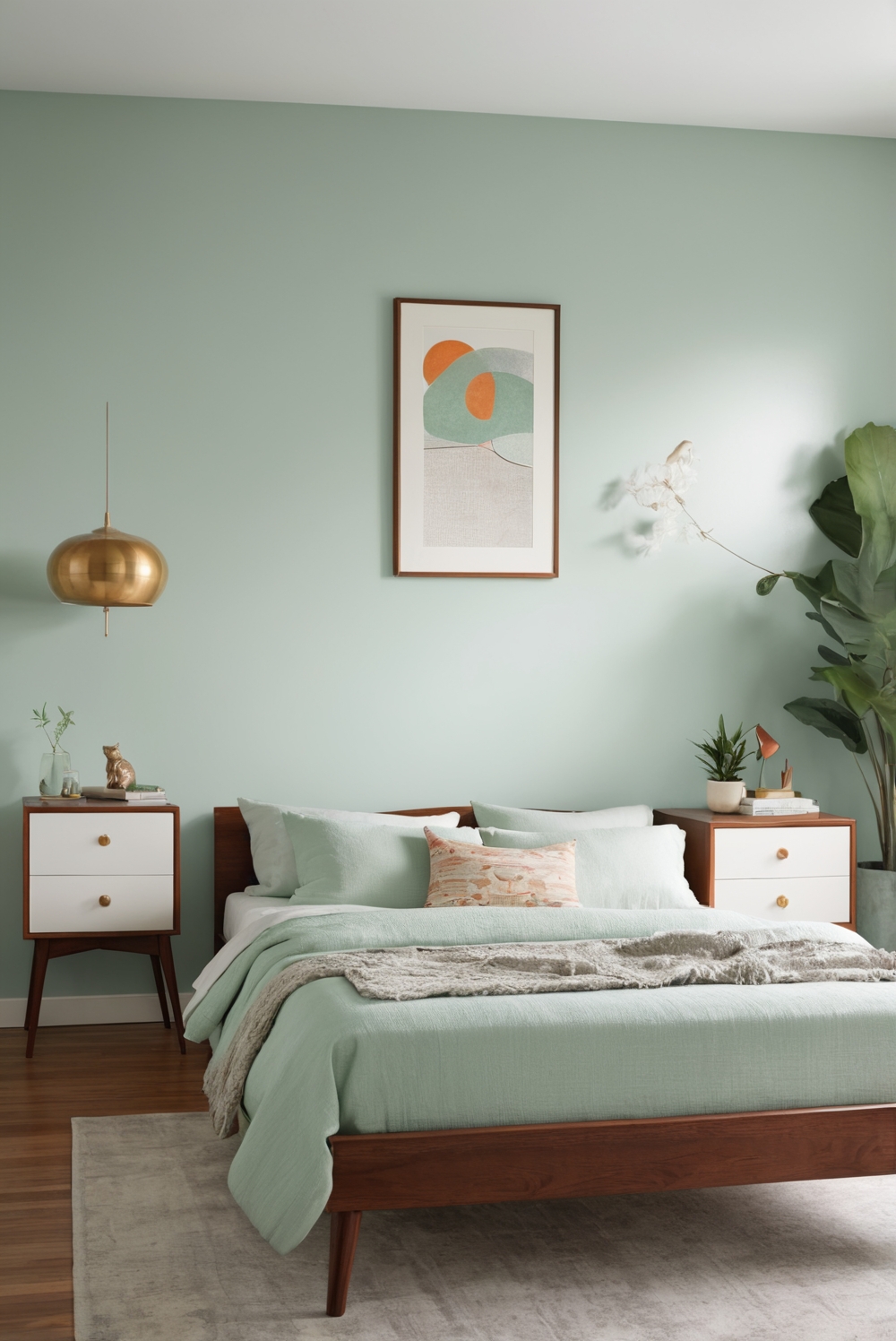 minimalist bed frame, modern bedroom design, Scandinavian bedroom style, sleek bed frame, simple bedroom decor