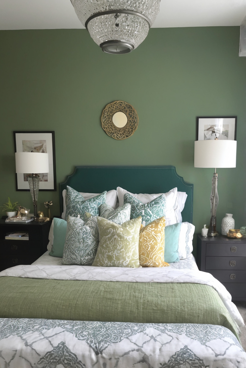 What are some tips for making your bed look professionally styled?