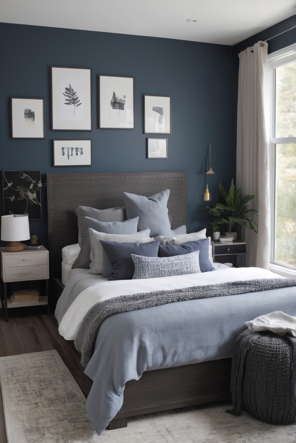 What are the best furniture arrangements for a modern bedroom?