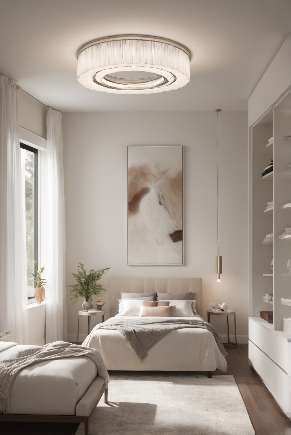 What are the best lighting fixtures for a modern bedroom?