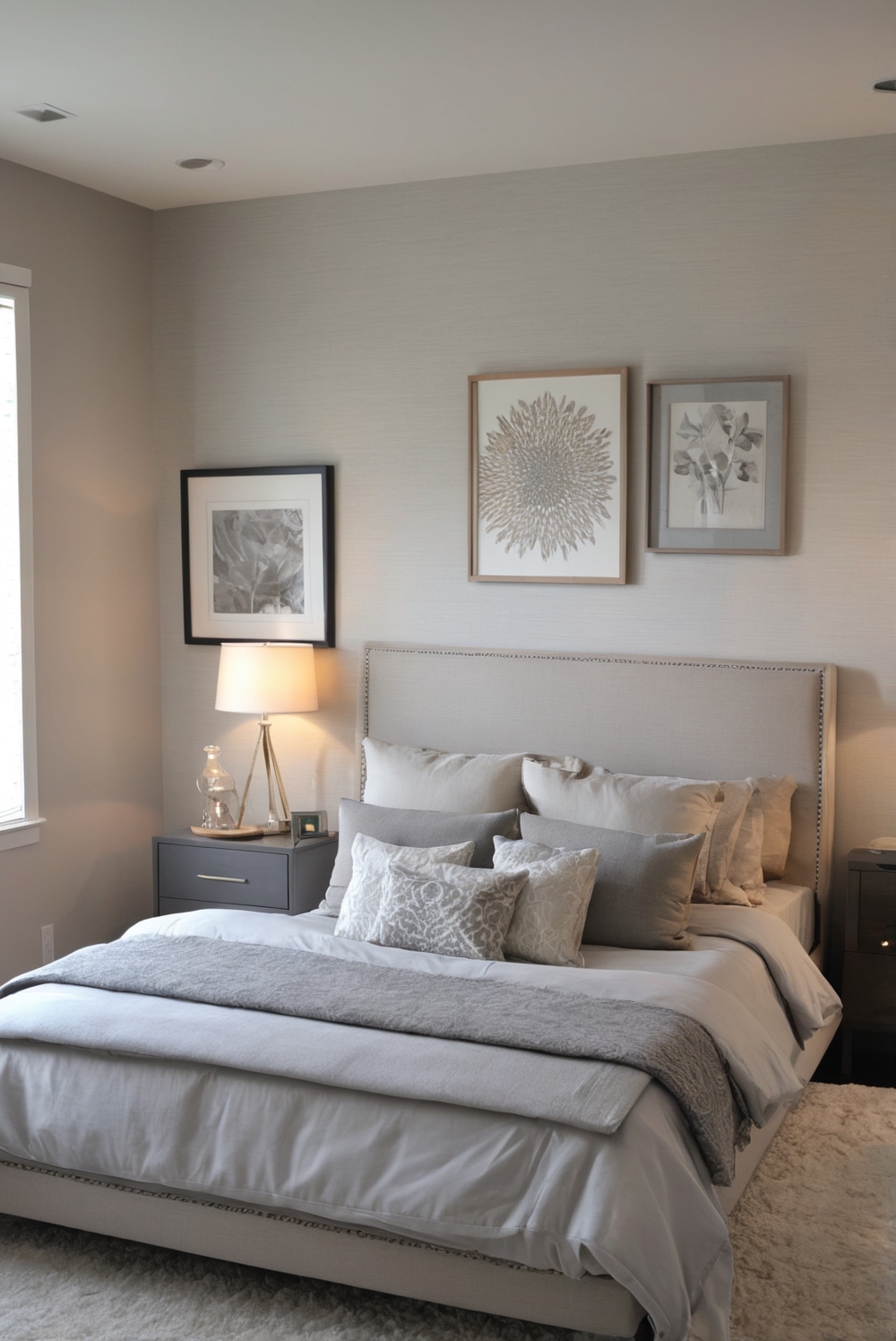 What are the best wall decor ideas for a modern bedroom?