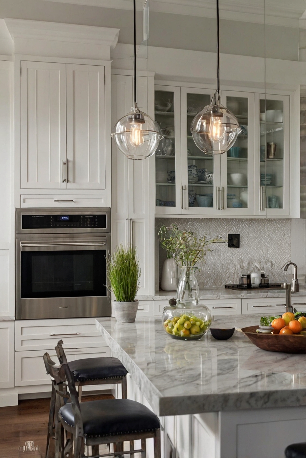 What are the best ways to incorporate a modern chic Modern Kitchen into a colonial home?