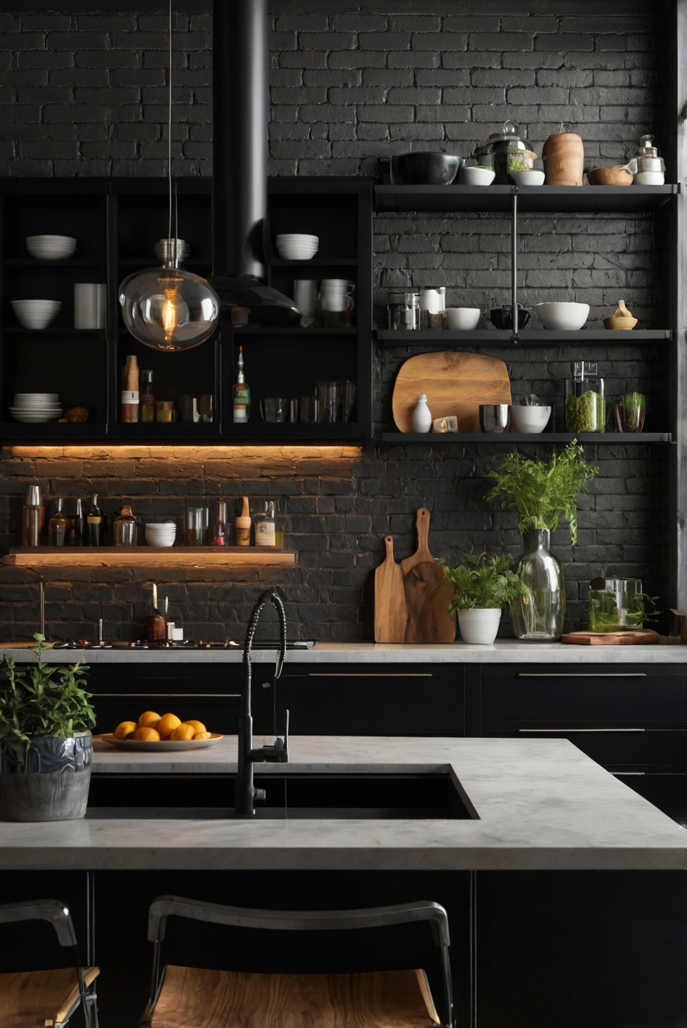 What are the best ways to incorporate a modern chic Modern Kitchen into an urban apartment?