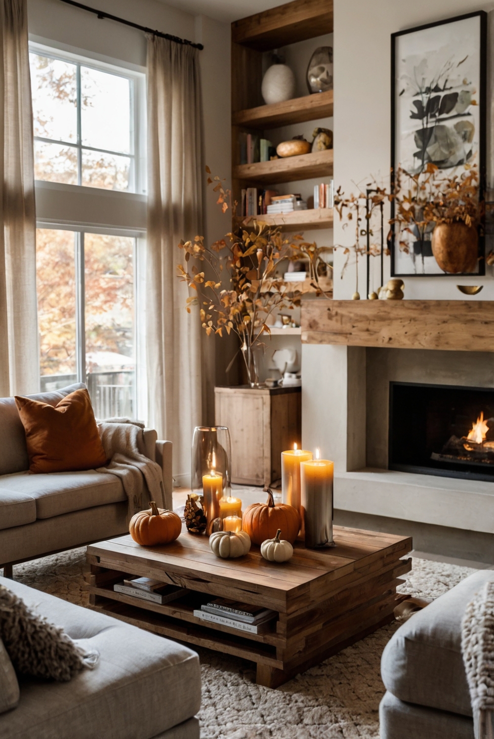 Stunning Fall Living Room Decor: Upgrade Your Space with These Ideas