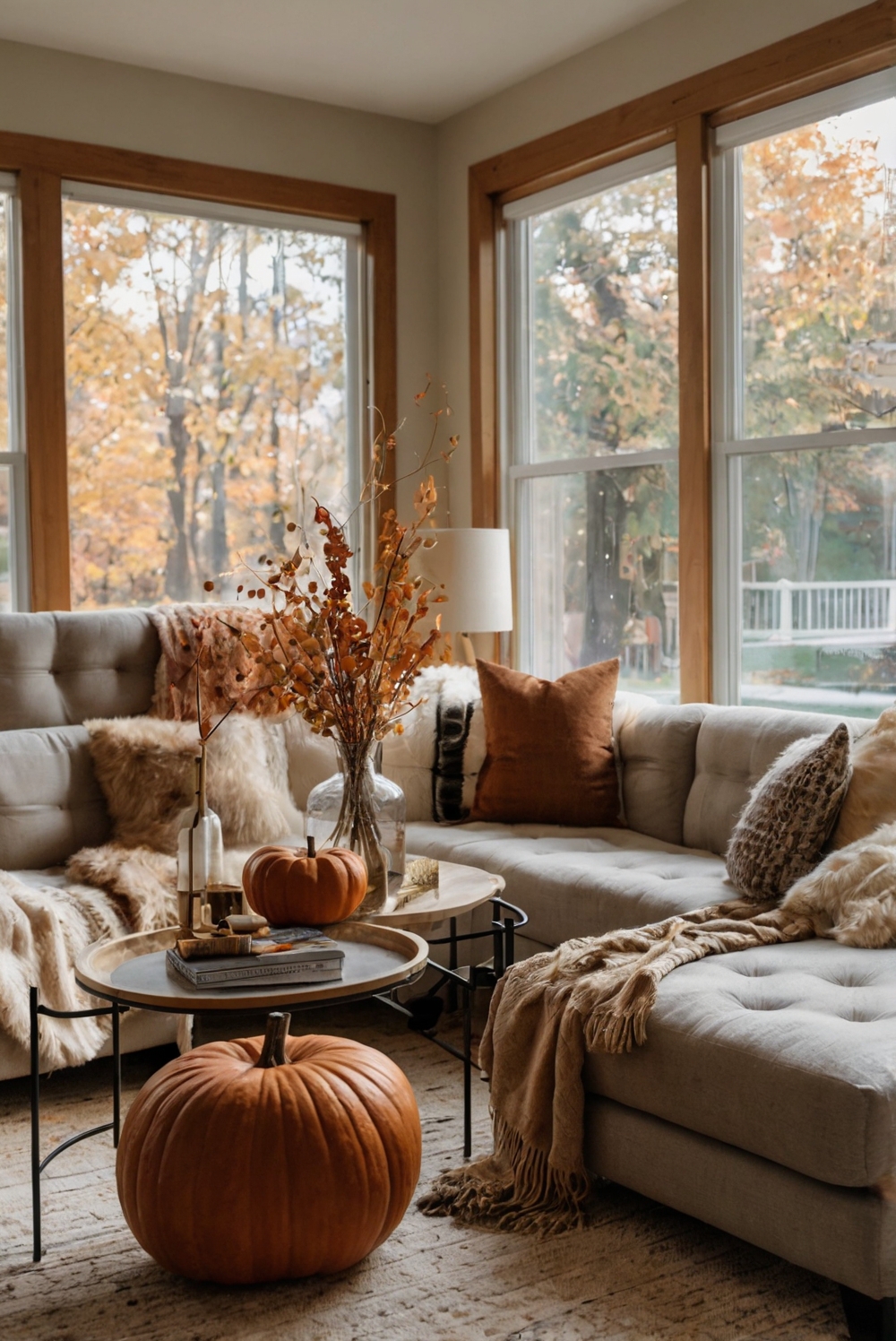 Stunning Fall Living Room Makeover: Upgrade Your Space with These Ideas