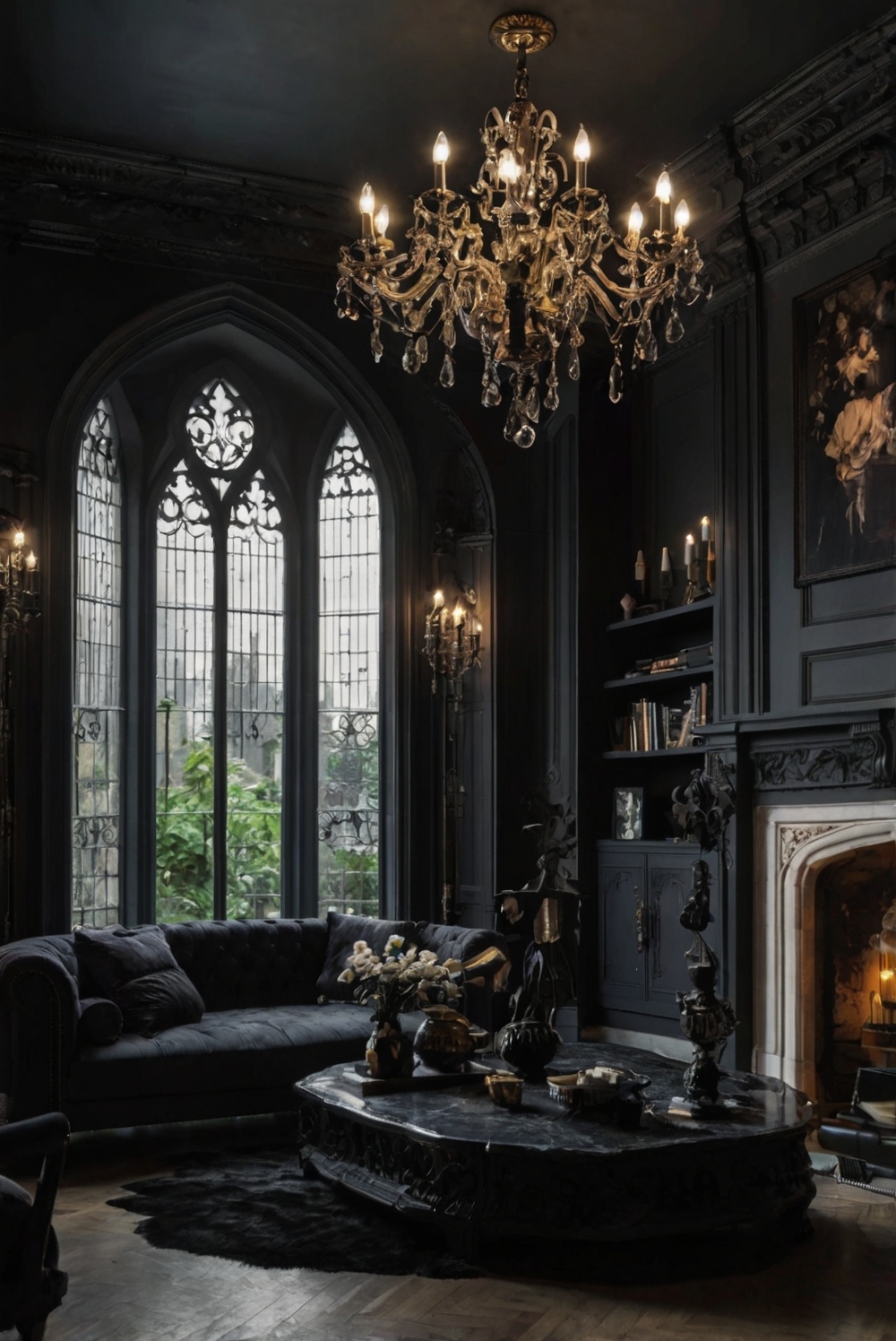 Upgrade Your Home: Top 5 Gothic Living Room Ideas for Drama