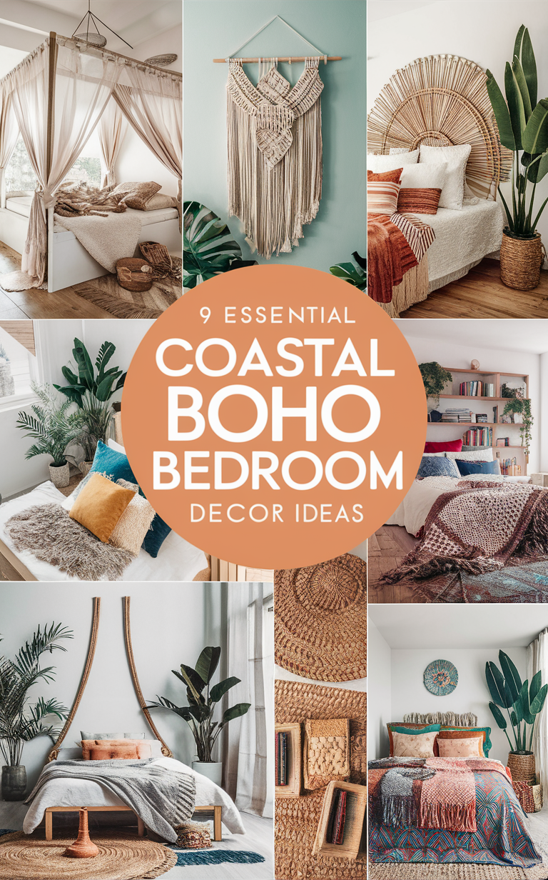 Top 10 Coastal Boho Bedroom Ideas for Serenity