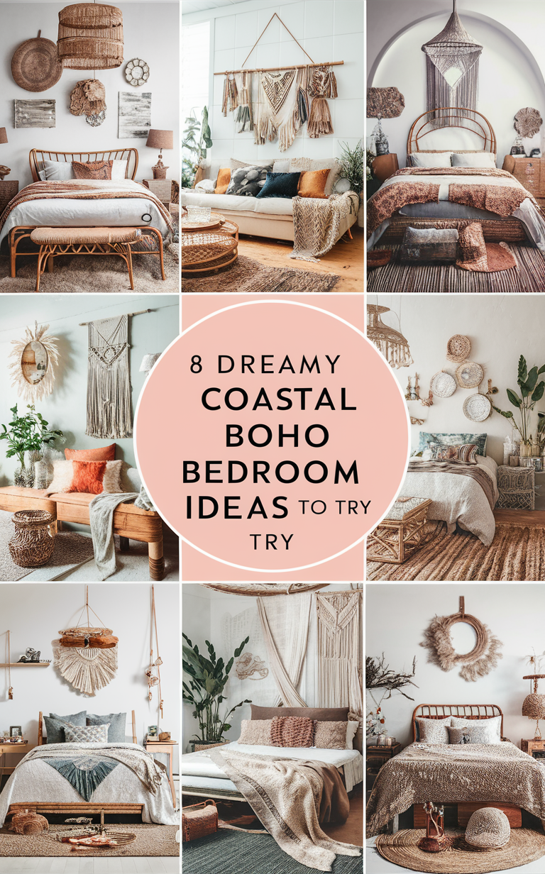 9 Coastal Boho Bedroom Ideas for Natural Charm