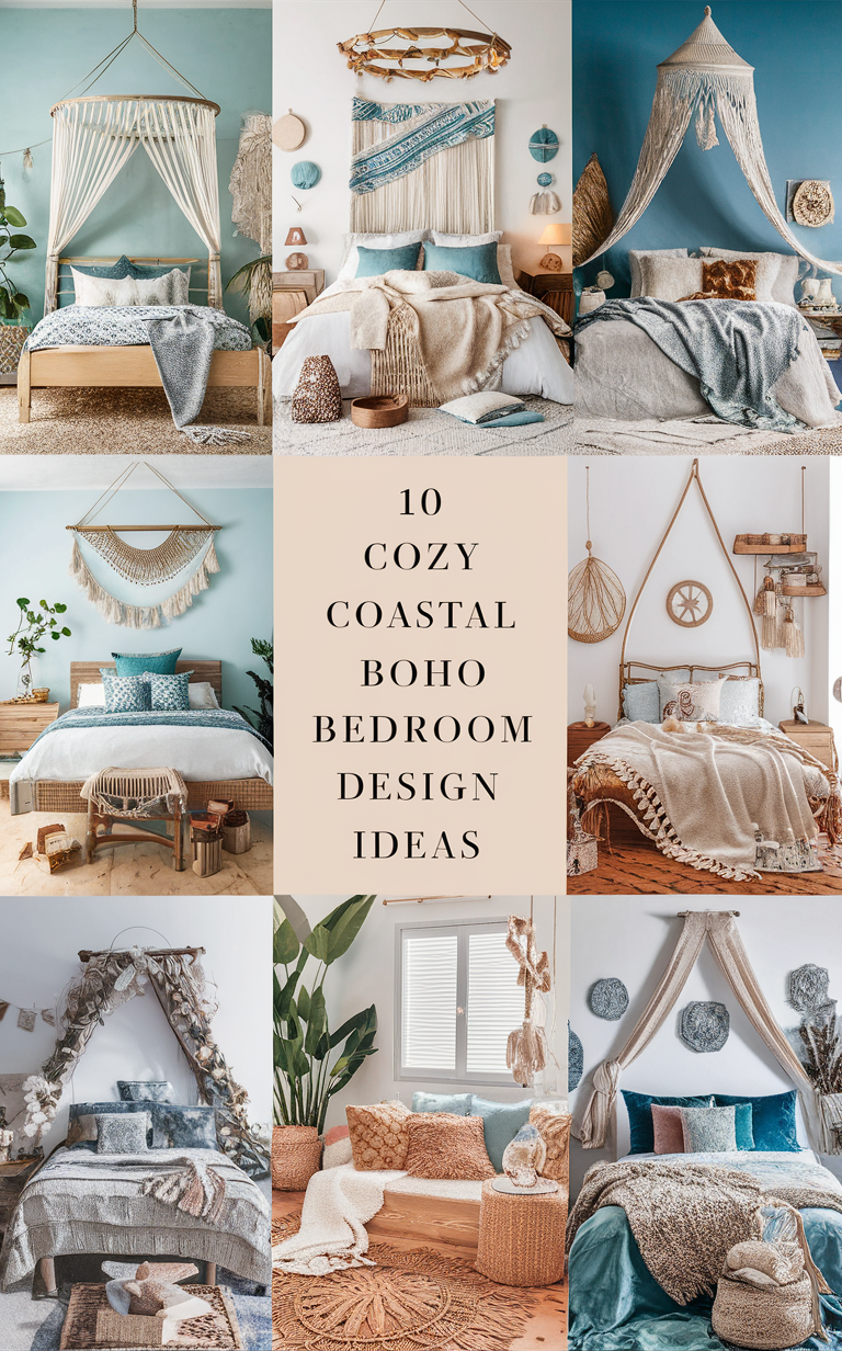 Top Coastal Boho Bedroom Ideas for a Cozy Vibe