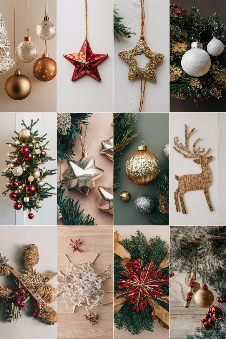 Creative ornament display ideas, Ornament decoration inspiration, Festive ornament display, Ornament arrangement tips, Unique ways to showcase ornaments