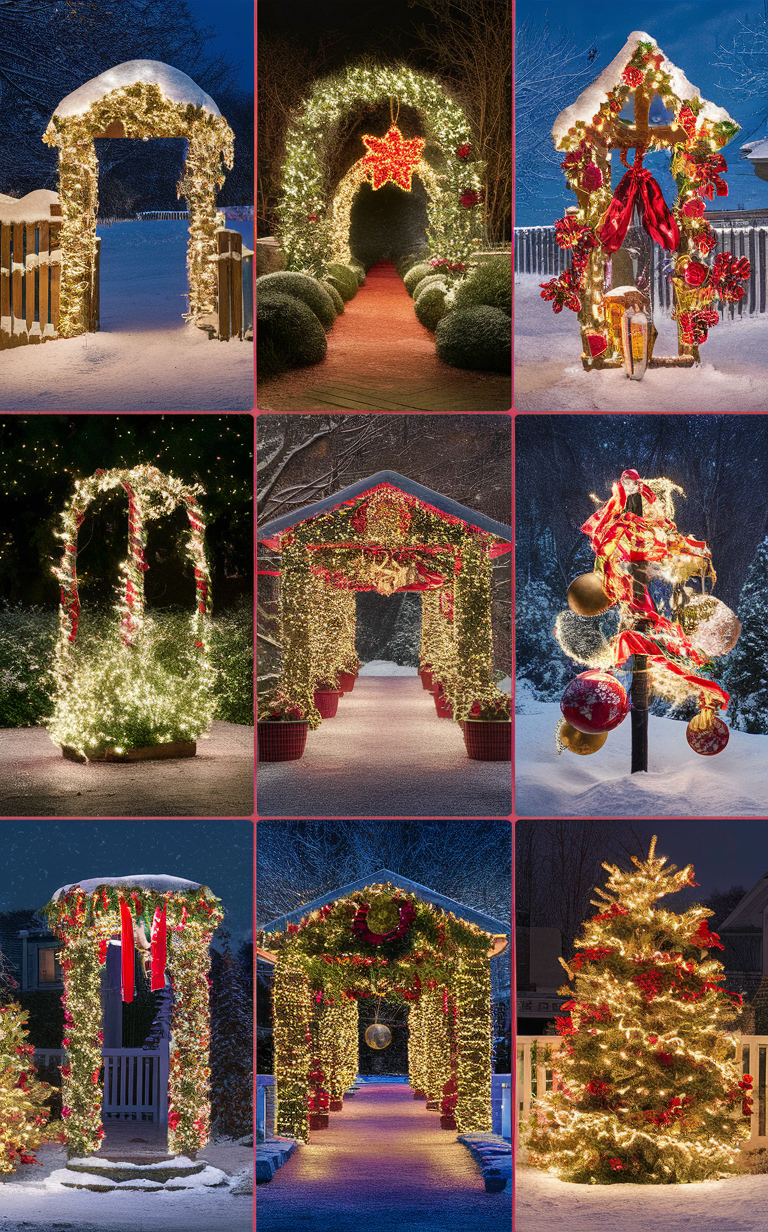 Christmas light display, Outdoor Christmas lighting, Christmas light show, LED Christmas lights, Christmas tree lights