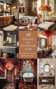 Elegant bathroom decor, Fall bathroom trends, Top bathroom ideas, Stylish bathroom accessories, Luxury bathroom designs