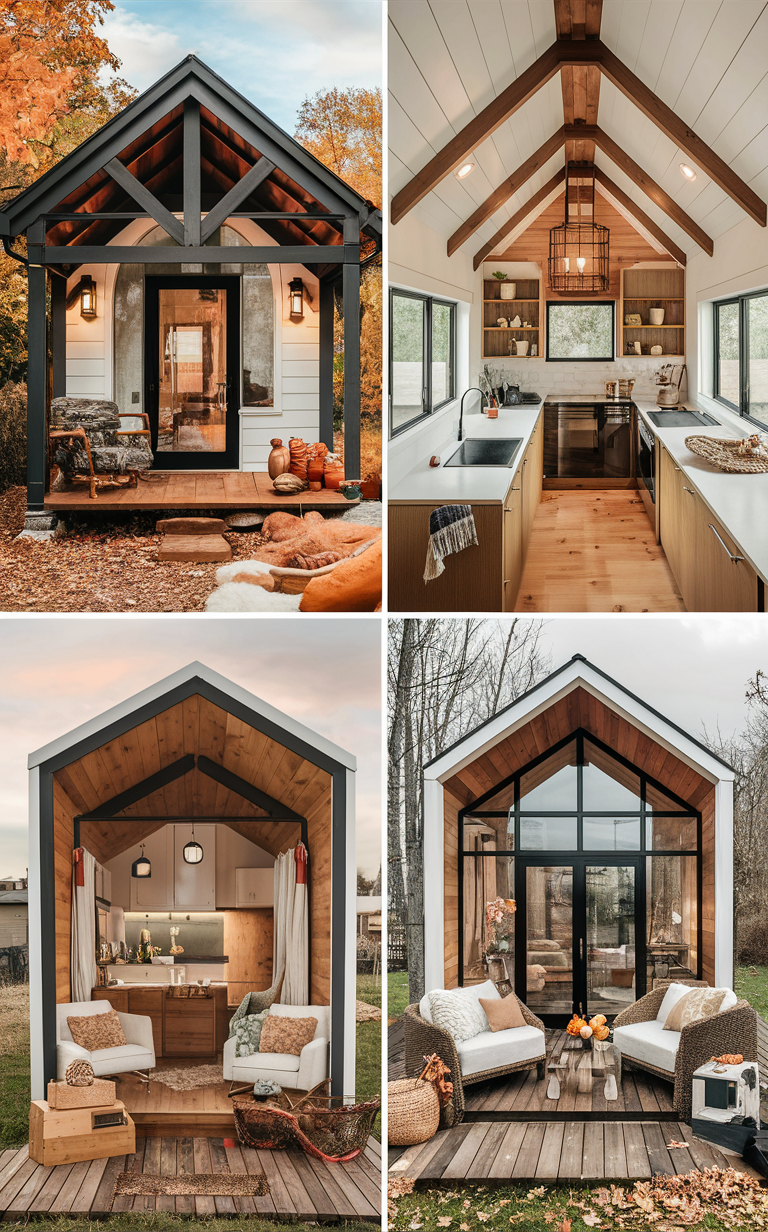 Affordable tiny home plans, small cabin designs, minimalist house blueprints, compact living layouts, portable tiny house kits