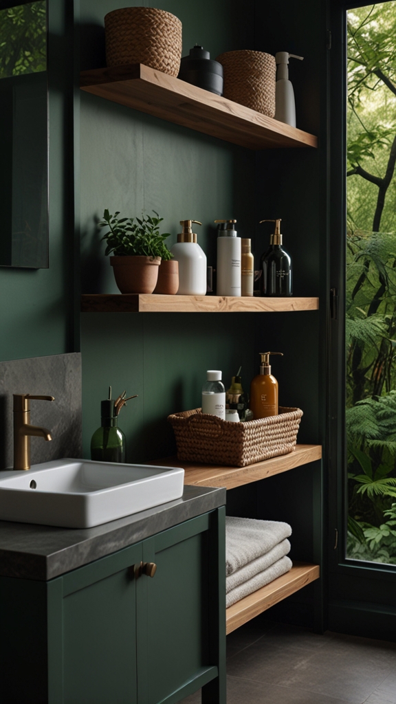 Japandi Bathroom ,Interior Using ,Sliding Doors