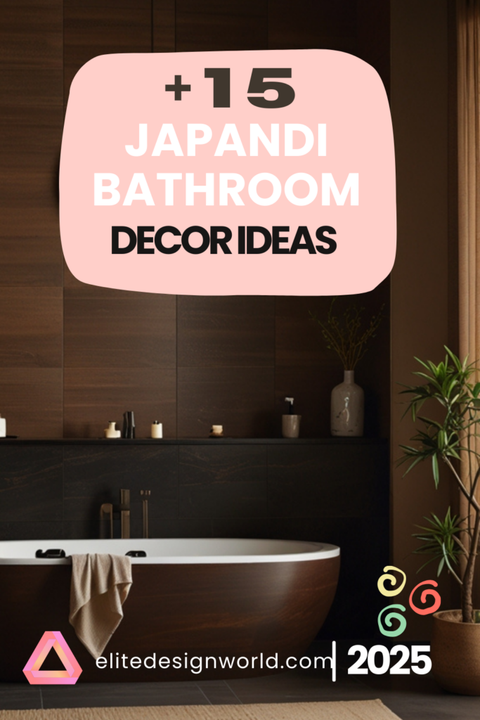 Zen-Inspired ,Japandi ,Bathroom Interior with ,Greenery