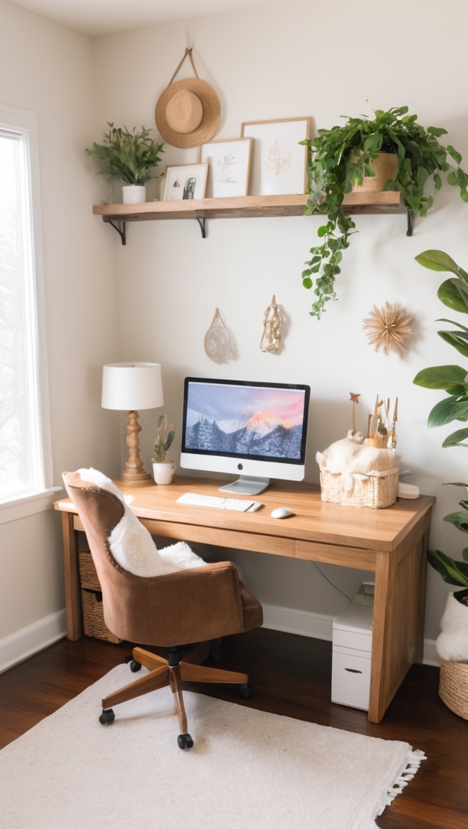 home office decor, cozy workspace, winter office design, home office insulation, work from home comfort