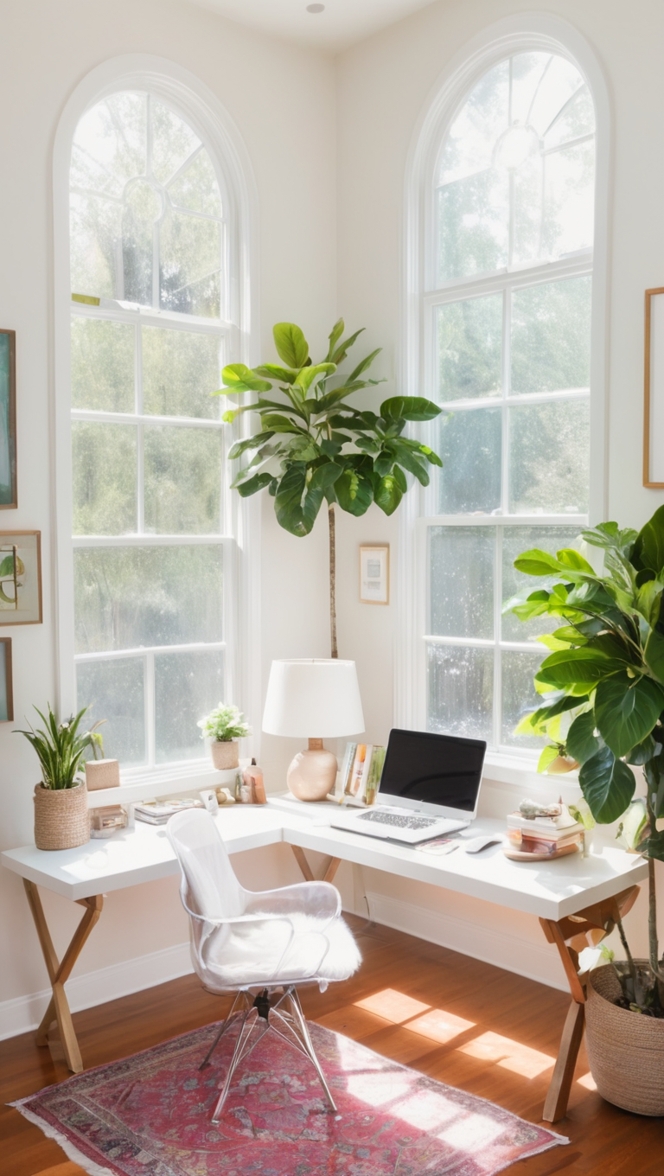 Home office renovation, Home improvement, Natural light, Interior design, Remodeling