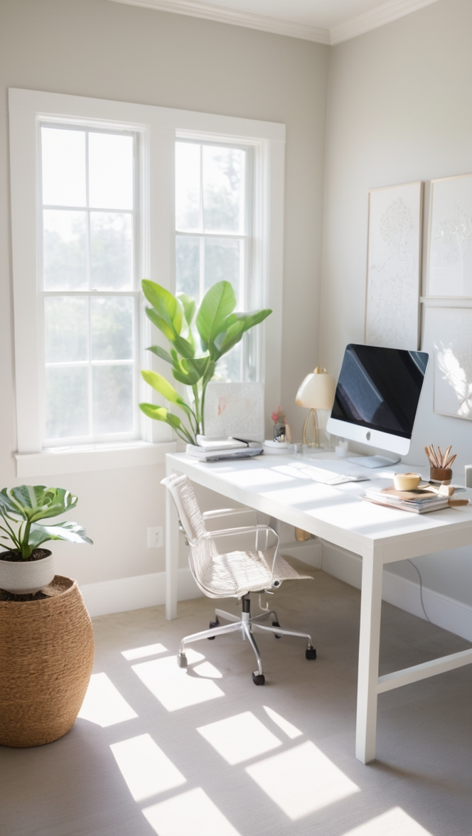 Agreeable Gray office decor, agreeable gray paint ideas, agreeable gray home office design, agreeable gray color scheme, agreeable gray interior design