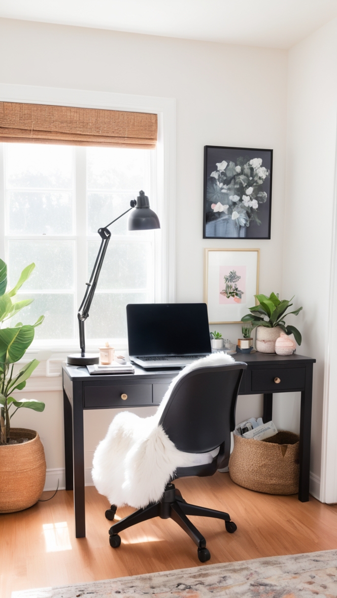 Home office desk organization, Business office furniture, Modern office desk decor, Home office desk setup, Executive office desk design