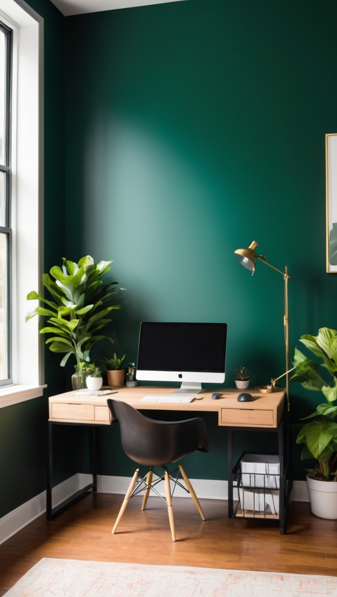 office wall paint, home office design, interior decor ideas, accent wall colors, painting techniques