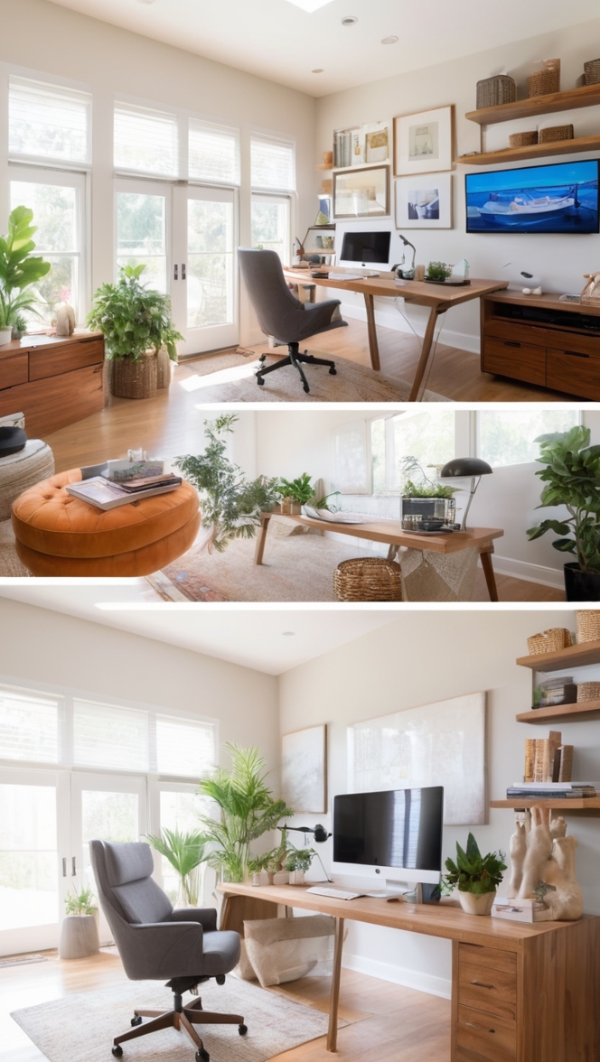 home office design, interior design services, home office organization, modern home office, stylish TV room