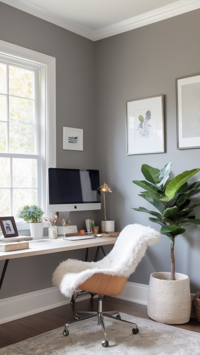 home office decor, home office design, office makeover, home office interior design, professional office decor