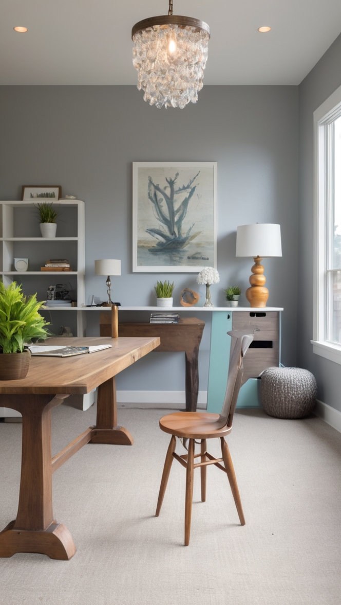 Grays Harbor color scheme, office color inspiration, Grays Harbor paint ideas, professional office design, elegant office color palette