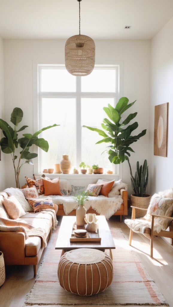 Illustration of Boho Minimalist Lifestyle Decor