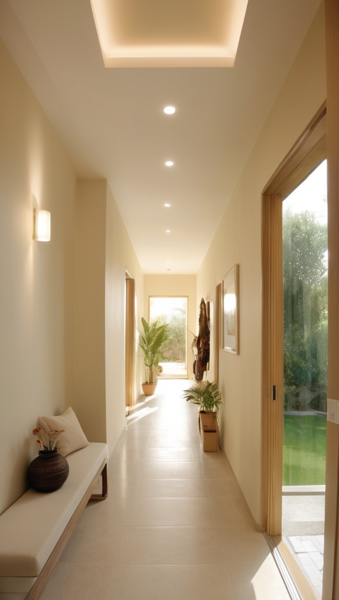 corridor design, home entrance design, modern hallway design, interior corridor design, contemporary entryway design