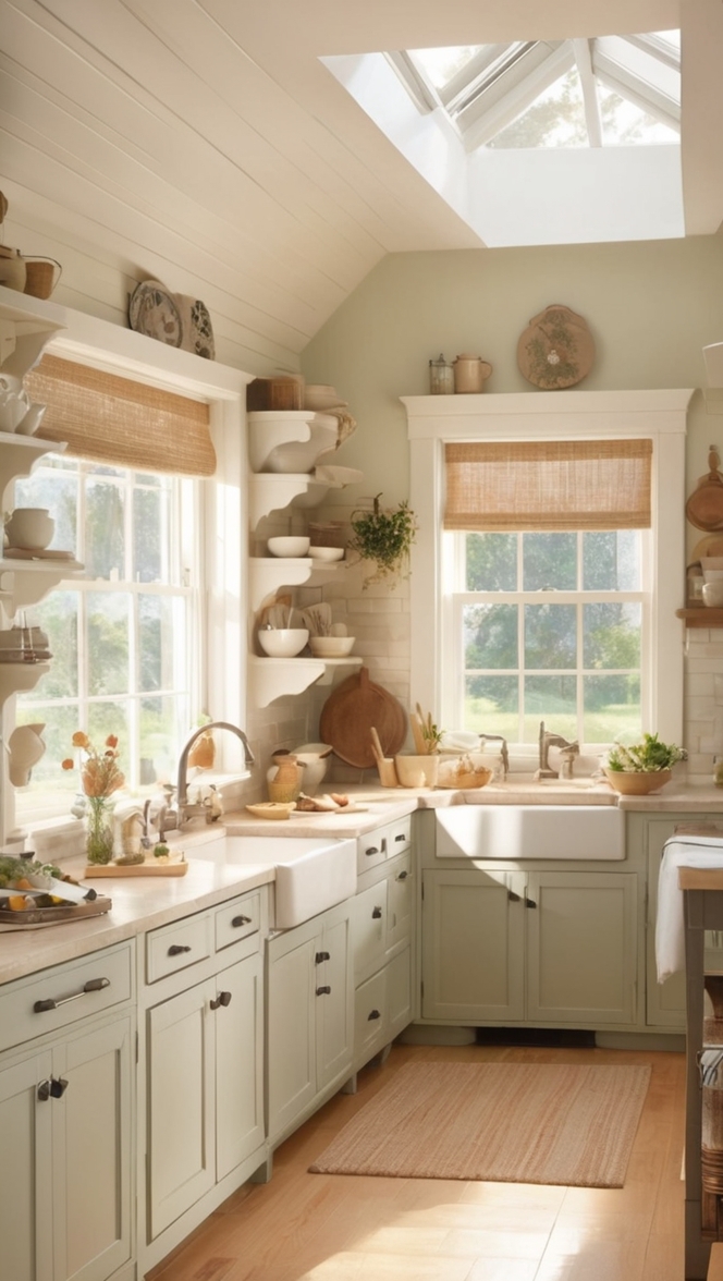 cozy kitchen decor, farmhouse kitchen design, country kitchen style, rustic kitchen ideas, cottage kitchen renovation