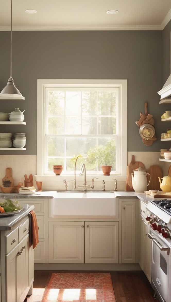 Dark kitchen design, Modern kitchen renovation, Rustic kitchen style, Cozy kitchen decor, Contemporary kitchen ideas