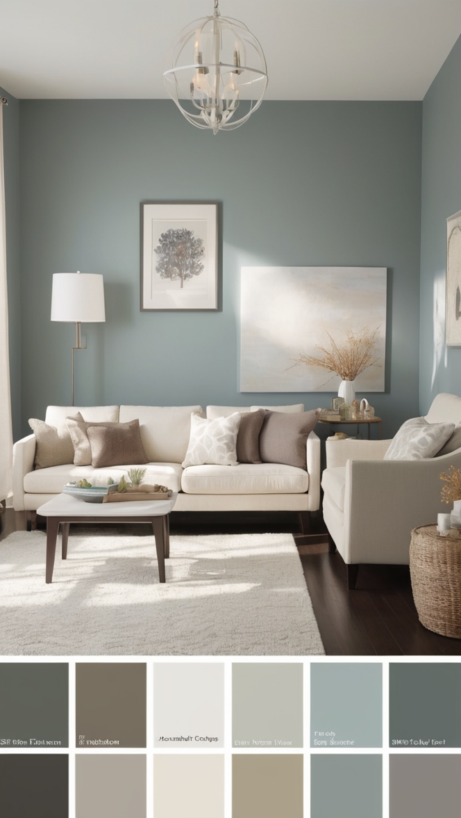 minimalist decor, modern living room, ambient lighting, elegant furniture, chic aesthetic