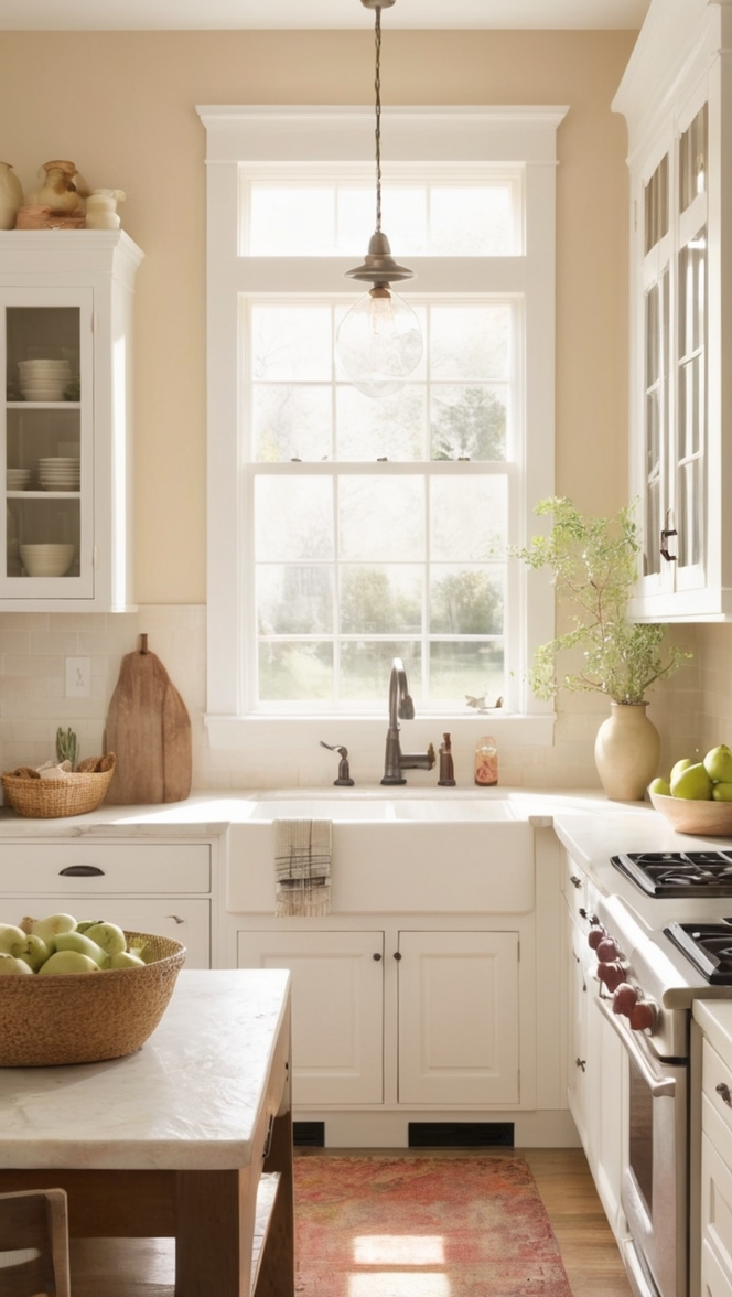 farmhouse kitchen decor, rustic kitchen design, country kitchen renovation, vintage farmhouse interior, shabby chic kitchen ideas