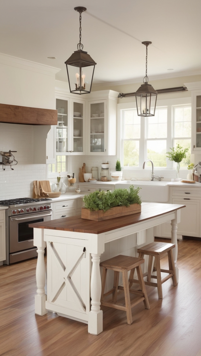 farmhouse kitchen island designs, farmhouse kitchen island ideas, farmhouse kitchen island with seating, farmhouse kitchen island lighting, farmhouse kitchen island decor