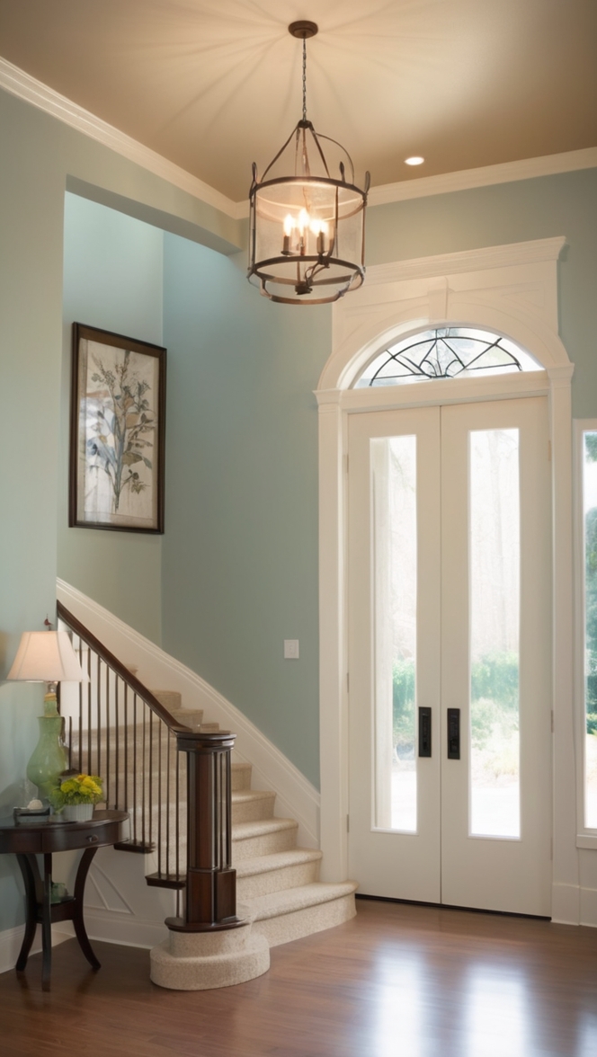 luxury home entrance design, elegant entrance foyer, grand entrance hall, contemporary entryway decor, modern entranceway ideas