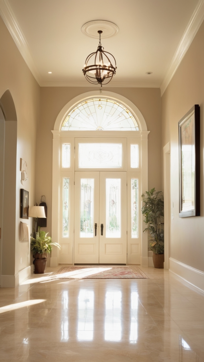 How can I enhance my home entrance lobby? ?