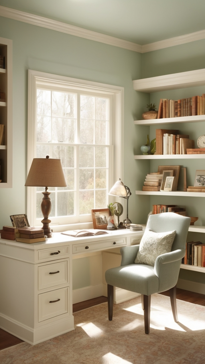 home office decor, home office organization, home office design, home workspace, cozy reading nook