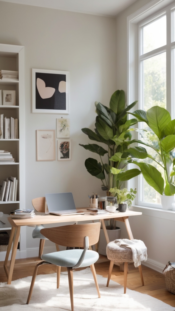 cozy home office ideas, home office decor, modern home office design, comfortable work from home, stylish home office furniture