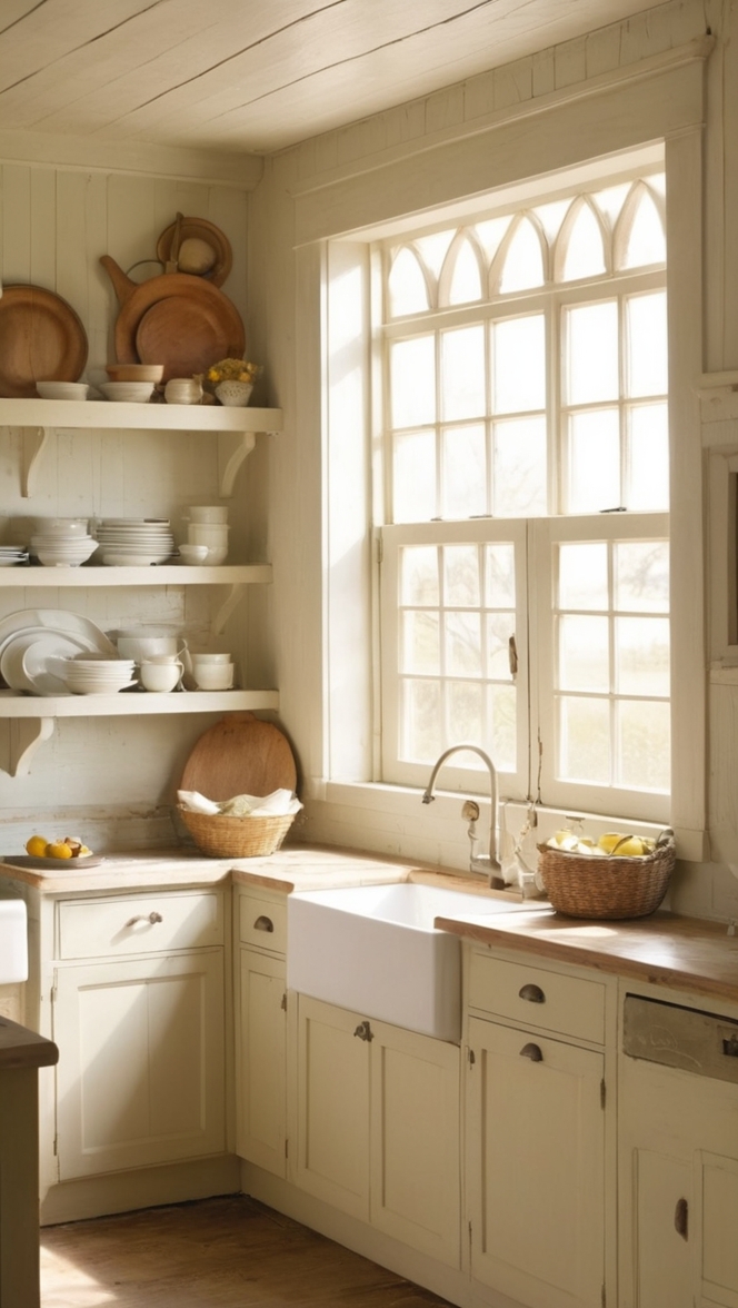 farmhouse sink, vintage kitchen decor, rustic kitchen remodel, farmhouse style cabinets, antique kitchenware