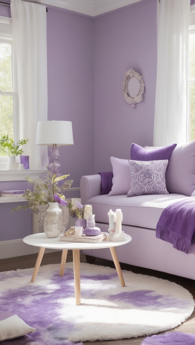lavender color palette, plum color palette, mauve color palette, lilac color palette, violet color palette